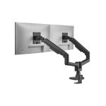 Equip soporte de sobremesa para monitores dobles de 17 a 35 pulgadas en color negro. SKU: 650182