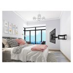 Soporte de pared para TV Equip 650324, inclinable y giratorio, compatible con televisores de 37 a 90 pulgadas