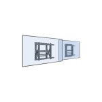 Soporte de pared Equip modelo 650325 para televisor de 43 a 70 pulgadas, de encastre a presión y desplegable