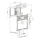 Equip soporte de pared abatible para televisor de 43 a 70 pulgadas, modelo 650326, mantiene tu TV segura y ajustable