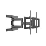 Soporte de TV de movimiento completo para televisores de 43-100 pulgadas, marca Equip, modelo SKU 650348. Construido en acero de alta resistencia.