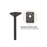 Soporte de techo Equip 650373 para doble pantalla de 45 a 55 pulgadas, fabricado en acero robusto, SKU 650373