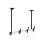 Soporte de techo Equip 650373 para doble pantalla de 45 a 55 pulgadas, fabricado en acero robusto, SKU 650373