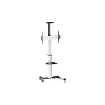 Equip Carro LFD para pantallas de 37 a 70 pulgadas con rotación de 90 grados y diseño para una sola pantalla, SKU 650602.