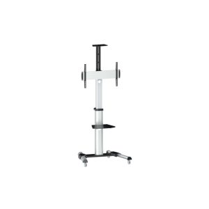 Equip Carro LFD para pantallas de 37 a 70 pulgadas con rotación de 90 grados y diseño para una sola pantalla, SKU 650602.