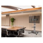 Equip Carro LFD para pantallas de 37 a 70 pulgadas con rotación de 90 grados y diseño para una sola pantalla, SKU 650602.