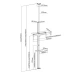 Equip Soporte de TV motorizado con mando a distancia para pantallas de 37 a 65 pulgadas, SKU 650606. Incluye funcionalidades avanzadas y fácil instalación.