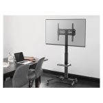Equip Carro Universal para TV de 32 a 55 pulgadas, SKU 650607. Ideal para monitores de tamaño medio con montaje ajustable y ruedas para fácil movilidad.