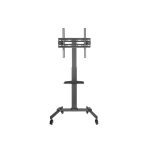 Equip Carro Universal para TV de 32 a 55 pulgadas, SKU 650607. Ideal para monitores de tamaño medio con montaje ajustable y ruedas para fácil movilidad.