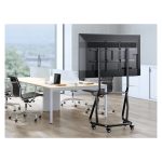 Soporte de carro Equip para televisores grandes de 60 a 105 pulgadas, modelo para cargas pesadas e ideal para pantallas grandes, SKU 65060907101