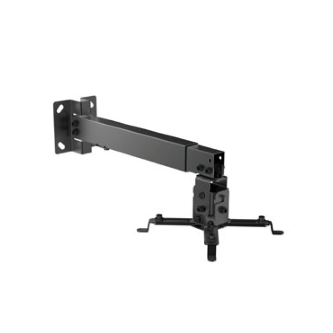 Equip soporte de techo para proyector, negro, ajustable y duradero Soporte de pared y techo para proyector, color negro, SKU 650702. Diseño ajustable y robusto de Equip.