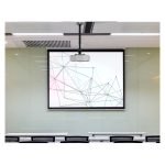 Soporte de pared y techo para proyector, color negro, SKU 650702. Diseño ajustable y robusto de Equip.