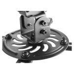 Montaje de techo para proyector Equip 650705 en color negro, diseñado para una instalación segura y discreta