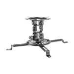 Montaje de techo para proyector Equip 650705 en color negro, diseñado para una instalación segura y discreta