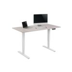 Bipedestador eléctrico Equip ERGO, color blanco, con doble motor y excelente ergonomía. SKU: 650804.