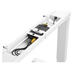 Bipedestador eléctrico Equip ERGO, color blanco, con doble motor y excelente ergonomía. SKU: 650804.