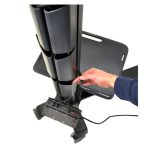 Carro multimedia Ergotron Neo-Flex Mobile MediaCenter VHD en color negro, adecuado para monitores de panel plano. SKU: 24-191-085