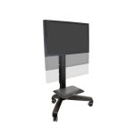 Carro multimedia Ergotron Neo-Flex Mobile MediaCenter VHD en color negro, adecuado para monitores de panel plano. SKU: 24-191-085