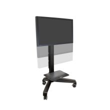 Carro multimedia Ergotron Neo-Flex Mobile MediaCenter VHD en color negro, adecuado para monitores de panel plano. SKU: 24-191-085