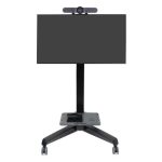 Carro multimedia Ergotron Neo-Flex Mobile MediaCenter VHD en color negro, adecuado para monitores de panel plano. SKU: 24-191-085