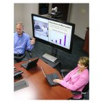 Ergotron Neo-Flex Mobile MediaCenter UHD, carro multimedia para panel plano, color negro, SKU 24-192-085