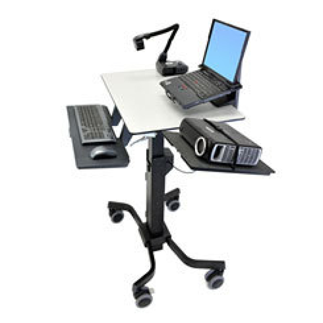 Ergotron TeachWell Mobile Digital Workspace Grafito, Gris Carro multimedia 5 Ergotron TeachWell Mobile Digital Workspace ajustable