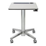 Ergotron LearnFit, carro de escritorio ajustable en altura para mejorar la ergonomía y comodidad, SKU 24-481-003
