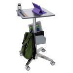 Ergotron LearnFit, carro de escritorio ajustable en altura para mejorar la ergonomía y comodidad, SKU 24-481-003
