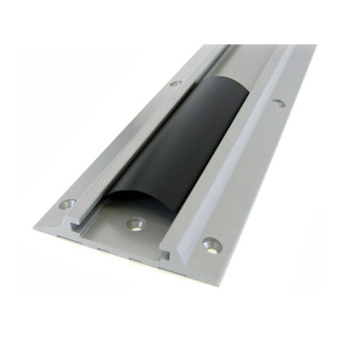 Ergotron Wall Track de 26 pulgadas para monitores en aluminio Ergotron 26 pulgadas Wall Track sistema de ducto para canal de aluminio, SKU 31-017-182