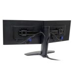 Ergotron Neo Flex soporte de escritorio dual para monitores de hasta 24.5 pulgadas, color negro. SKU: 33-396-085