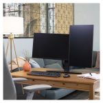 Ergotron Neo Flex soporte de escritorio dual para monitores de hasta 24.5 pulgadas, color negro. SKU: 33-396-085