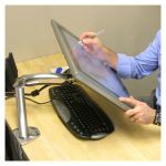 Ergotron MX Series Desk Mount LCD Arm para monitores de hasta 30 pulgadas, aluminio, SKU 45-214-026