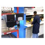 Ergotron 200 Series Combo Arm de 61 cm (24 pulgadas), montura de pared en color negro, SKU 45-230-200