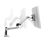 Soporte de escritorio Ergotron LX Series Desk Mount LCD Arm para monitores de hasta 34 pulgadas, en color negro. SKU 45-241-026