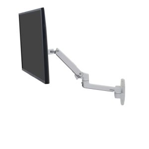 Ergotron LX Series LX Wall Monitor Arm en color blanco, ideal para monitores de hasta 86,4 cm (34 pulgadas), modelo 45-243-216
