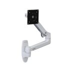 Ergotron LX Series LX Wall Monitor Arm en color blanco, ideal para monitores de hasta 86,4 cm (34 pulgadas), modelo 45-243-216