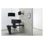 Brazo de montaje de pared Ergotron LX Serie para monitor de hasta 34 pulgadas, color negro, SKU 45-243-224