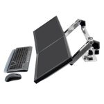 Soporte Ergotron LX Series para monitor de escritorio de 68,6 cm (27 pulgadas) en color plata, SKU 45-245-026