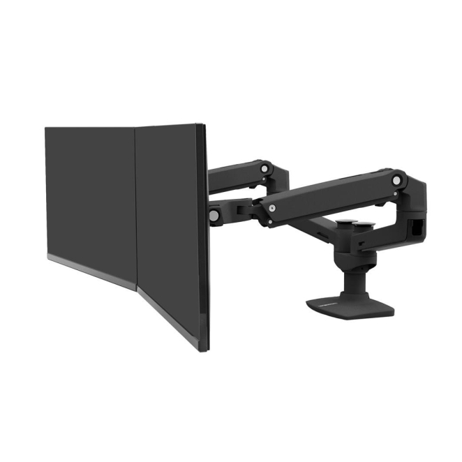 Ergotron soporte de monitor LX Series de 27 pulgadas en negro Soporte para monitor de escritorio Ergotron LX Series, compatible con monitores de 68.6 cm (27 pulgadas), SKU 45-245-224, en color negro
