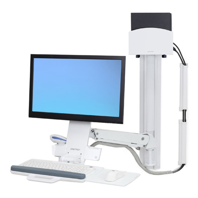 Ergotron StyleView Carro para administración de tabletas Blanco Ergotron StyleView Blanca PC Carro para administración de tabletas, ideal para labores administrativas y clínicas. SKU: 45-273-216