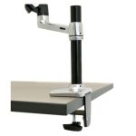 Soporte de escritorio para monitores Ergotron LX Series con brazo LCD y poste de 86,4 cm en color negro SKU 45-295-026