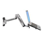 Soporte de pared Ergotron LX Sit-Stand para monitor LCD de 42 pulgadas, acero inoxidable, SKU 45-353-026