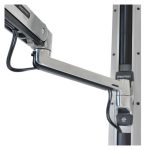 Ergotron LX Sit-Stand Wall Mount Keyboard Arm de acero inoxidable, SKU 45-354-026, para montar teclado y ajustable