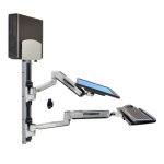 Soporte para monitor de pared Ergotron de 42 pulgadas, color plateado, SKU 45-358-026