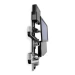 Soporte para monitor Ergotron de 42 pulgadas, montado en la pared, color plata, SKU 45-359-026