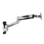 Ergotron LX HD Sit-Stand, montura de pared para monitor de 116.8 cm (46 pulgadas) en color plata, SKU 45-383-026