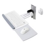 Ergotron 45-403-062 kit de montaje en blanco para monitores con ajuste ergonómico, adaptabilidad y durabilidad