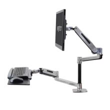 Ergotron 45-405-026 estación de trabajo ajustable para uso sentado o de pie, ideal para mejorar ergonomía y productividad