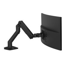 Soporte Ergotron HX Series 45-475-224 para monitor de 124.5 cm (49 pulgadas), color negro, ideal para escritorio