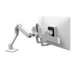 Soporte para monitor Ergotron HX Series, tamaño 81,3 cm (32 pulgadas), color blanco. SKU 45-476-216